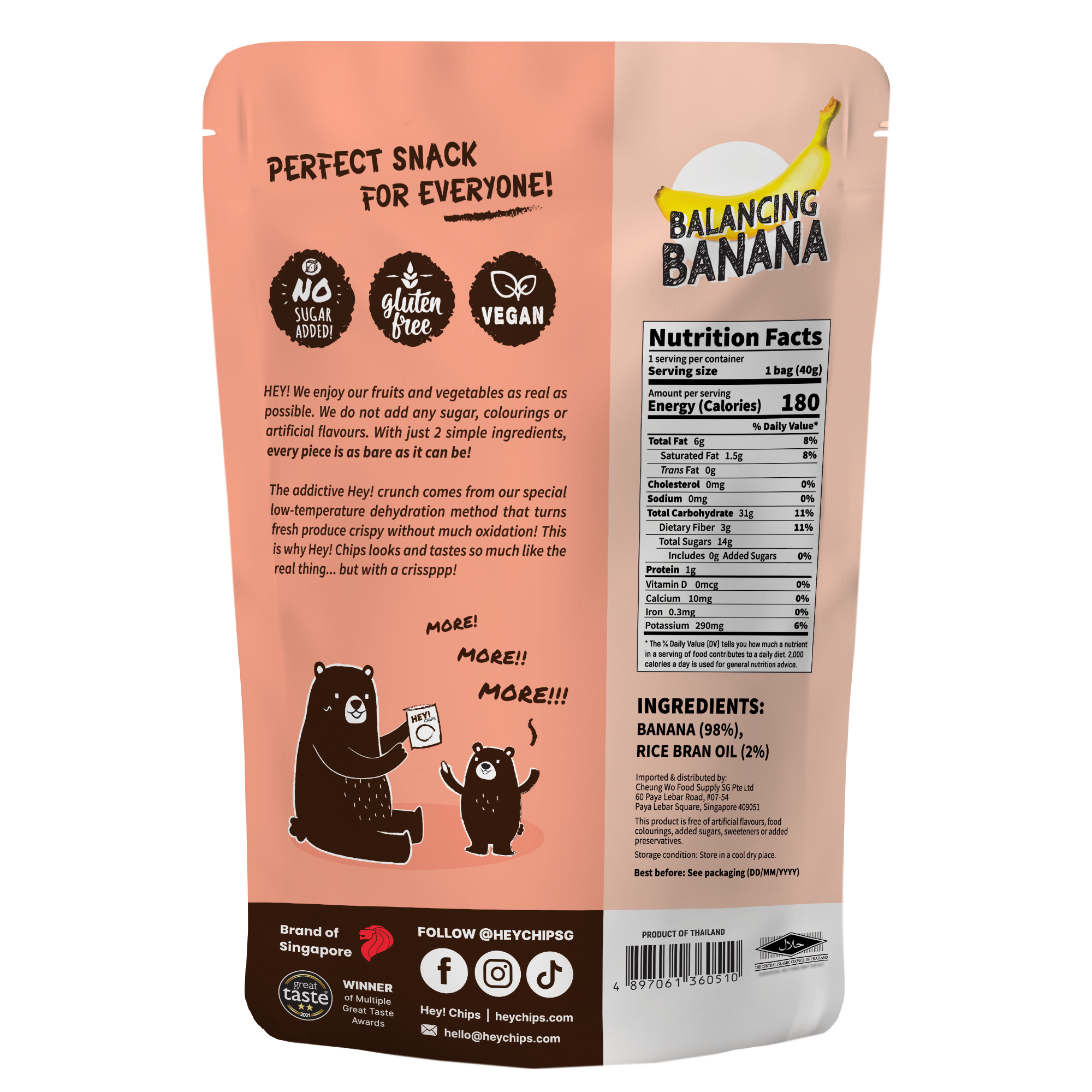 Hey! Chips Banana Crisps