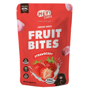 Hey! Chips Probiotics Fruit Bites Strawberry