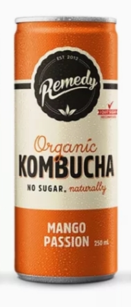 Remedy Organic Kombucha No Sugar Mango Passion (Can)