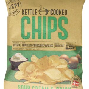 Kettle Cooked Chips Sour Cream & Onion