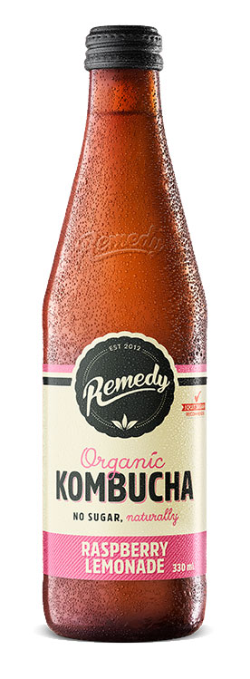 Remedy Organic Kombucha No Sugar Raspberry Lemonade